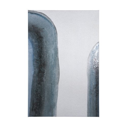 102096-L - Water Arch Brown I by Mercana Studio a Hand Embellished Textured Canvas