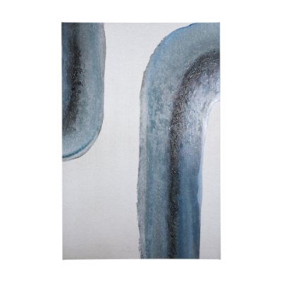 102097-L - Water Arch Brown II by Mercana Studio a Hand Embellished Textured Canvas