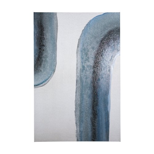 102097-L - Water Arch Brown II by Mercana Studio a Hand Embellished Textured Canvas