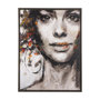 102101-FL - Unity II Woman (FL) by Mercana Studio a Hand Embellished Textured Framed Canvas