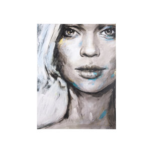 Unity III Woman (S) by Mercana Studio a Hand Embellished Textured Canvas