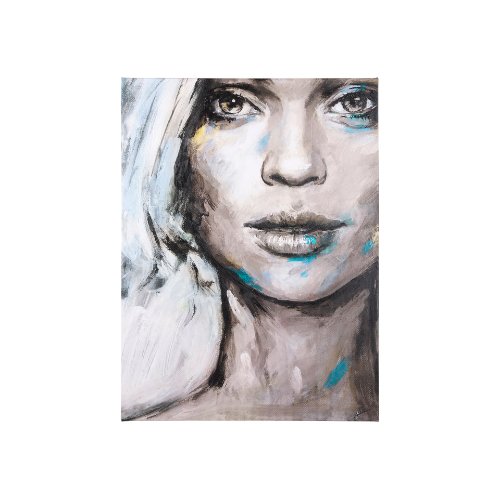 102102-S - Unity III Woman (S) by Mercana Studio a Hand Embellished Textured Canvas