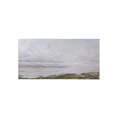 102107-S - Sea View by Mercana Studio a Hand Embellished Textured Canvas