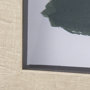 14076 - Green Desert II by Mercana Studio a Hand Embelished Textured Framed Art Print Matted under Glass