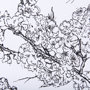 14078 - Spring Blooming V by Mercana Studio a Hand Embellished Textured Framed Art Print Matted under Glass