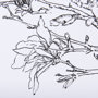 14079 - Spring Blooming VI by Mercana Studio a Hand Embellished Textured Framed Art Print Matted under Glass