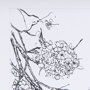14082 - Spring Blooming IX by Mercana Studio a Hand Embellished Textured Framed Art Print Matted under Glass
