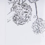 14082 - Spring Blooming IX by Mercana Studio a Hand Embellished Textured Framed Art Print Matted under Glass