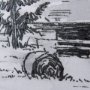 102099-S - Farm View II by Mercana Studio a Hand Embellished Textured Canvas
