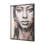 102100-FL - Unity I Woman (FL) by Mercana Studio a Hand Embellished Textured Framed Canvas