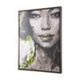 102105-FL - Unity VI Woman (FL) by Mercana Studio a Hand Embellished Textured Framed Canvas