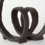 69169 - Stanislaw II Black Metal Infinite Ribbon Sculpture