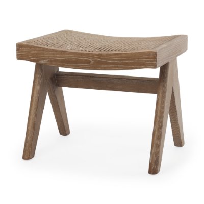 70072 - Arvin 21.7L x 17.7W x 18.1H Medium Brown Wooden Stool