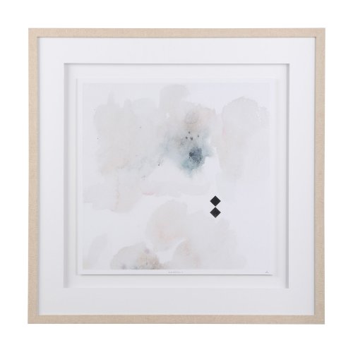 14090 - Equilibrium IV by Mercana Studio a Hand Embellished Textured Framed Art Print Matted under Glass