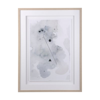 14091 - Equilibrium I by Mercana Studio a Hand Embellished Textured Framed Art Print Matted under Glass