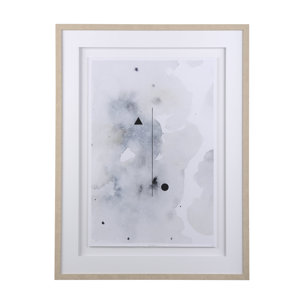 Equilibrium II by Mercana Studio a Hand Embellished Textured Framed Art Print Matted under Glass