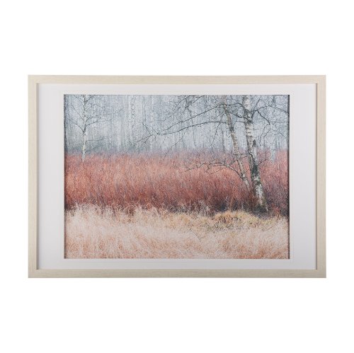 14094 - Woddlland pastels by Mercana Studio a Hand Embellished Textured Framed Photo Art Print Matted under 