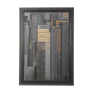 Golden Reflections I by Mercana Studio a Framed Photo Art Print Matted under Glass
