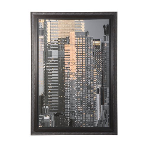 14096 - Golden Reflections II by Mercana Studio a Framed Photo Art Print Matted under Glass
