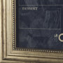 14098 - MENU II by Mercana Studio a Hand Embellished Textured Framed Art Print Matted under Glass