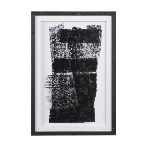 14103 - Wind II by Mercana Studio a Hand Embellished Textured Framed Art Print Matted under Glass