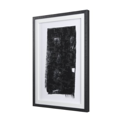 14104 - Wind III by Simeng a Framed Art Print Matted under Glass