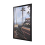 14106 - North Shore by White Rock Girl a Hand Embellished Textured Framed Photo Art Print Matted under Glass