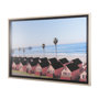 14107 - Oceanside by White Rock Girl a Hand Embellished Textured Framed Photo Art Print Matted under Glass