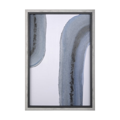 14109 - Water Arch II by Mercana Studio a Hand Embellished Textured Framed Art Print
