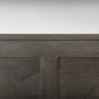 68472 - Darwin 80x17.5 Brown Solid Wood Gold Metal Base 4 Cabinet Door Sideboard