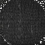 69608 - Lola (Set of 3) Black Water Hyacinth Zig Zag Weave Round Basket W/ Handles