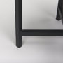 68240 - Lucas III (Set of 2) 15L x 15W; 12L x 12W White Marble W/Black Iron Frame Accent Tables