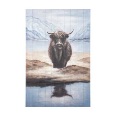 69756 - Wild Ox Painting on Wood