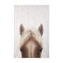 69757 - Horse Fringe Painting on Wood