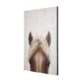 69757 - Horse Fringe Painting on Wood