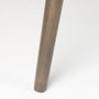 68844 - Nicholas II 72x39 Brown Solid Wood Top Metal/Wood Leg Dining Table