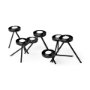 68942 - Meira Black Metal Seven Votive Table Candle Holder 