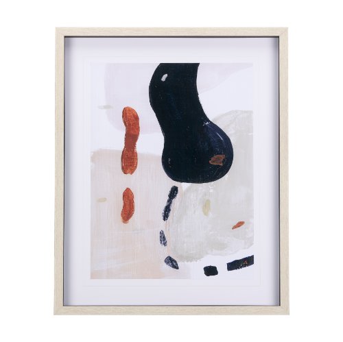 14154 - Color Blocks II by Mercana Studio a Hand Embellished Textured Framed Art Print Matted under Glass