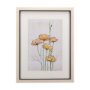 14165 - Meadow flowers III by Mercana Studio a Hand Embellished Textured Framed Art Print Matted under Glass