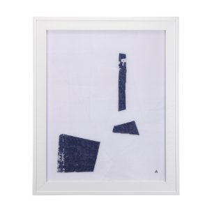 The Shapes I by Mercana Studio a Hand Embellished Textured Framed Art Print