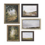 14173 - Sea View (Set of 5) by Mercana Studioa Hand Embellished Textured Framed Art Print