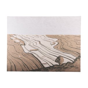 Farmland Fall by Mercana Studio a Hand Embellished Textured Canvas