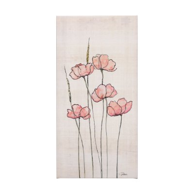 102131-L - Meadow flowers II by Mercana Studio a Hand Embellished Textured Canvas