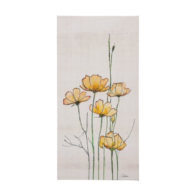 102132-L - Meadow flowers III by Mercana Studio a Hand Embellished Textured Canvas