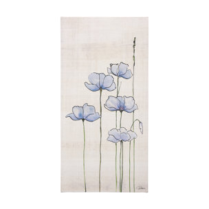Meadow flowers IV by Mercana Studio a Hand Embellished Textured Canvas