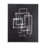 102143-L - Lines III by Mercana Studio a Hand Embellished Textured Canvas