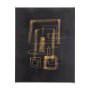 102144-L - Lines IV by Mercana Studio a Hand Embellished Textured Canvas