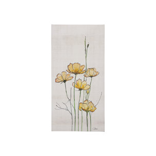 Meadow flowers III by Mercana Studio a Hand Embellished Textured Canvas