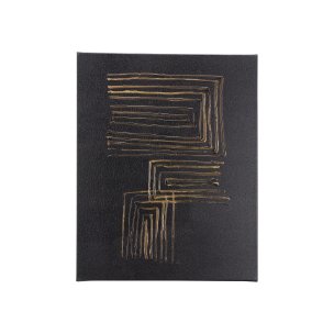 Lines I by Mercana Studio a Hand Embellished Textured Canvas