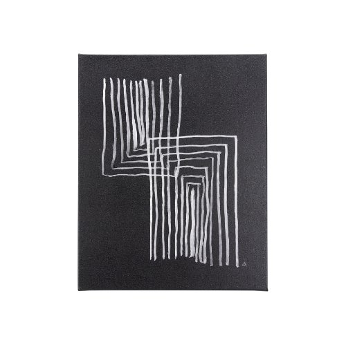 102142-S - Lines II by Mercana Studio a Hand Embellished Textured Canvas